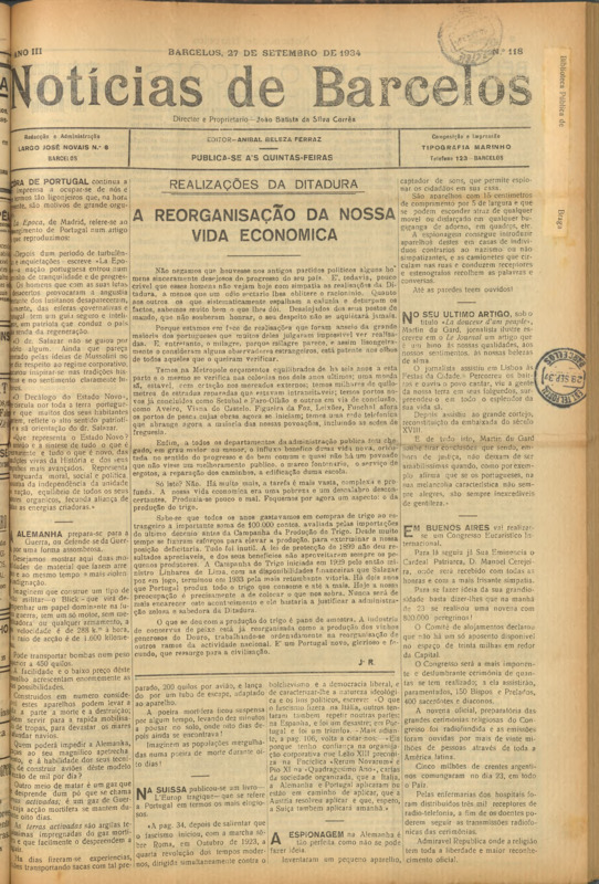 Notícias de Barcelos