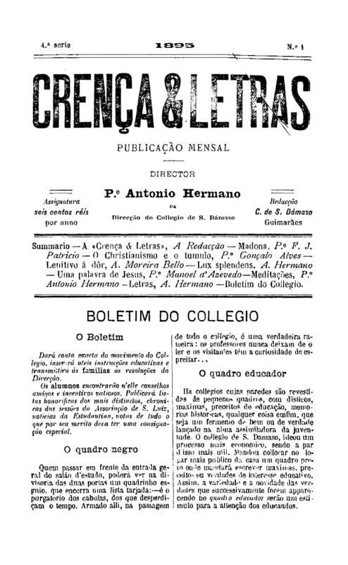 Crença e Letras