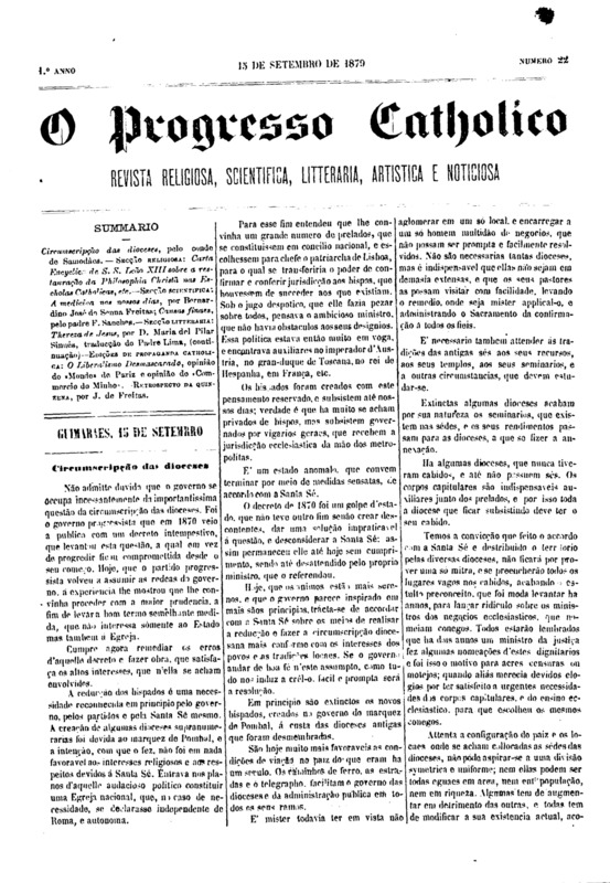 O Progresso Católico