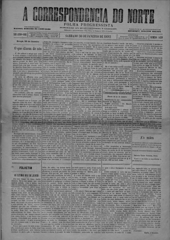 Correspndência do Norte (A)