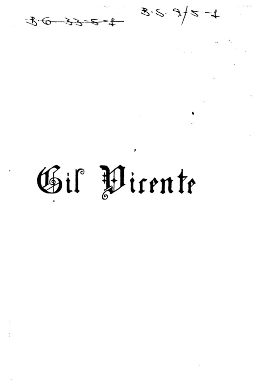 Gil Vicente. Revista mensal e literária
