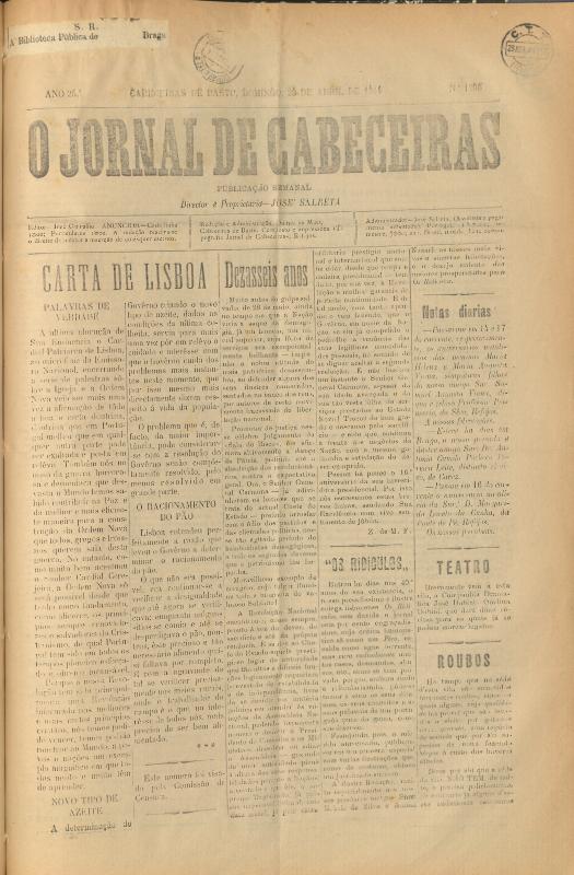 Jornal de Cabeceiras (O)