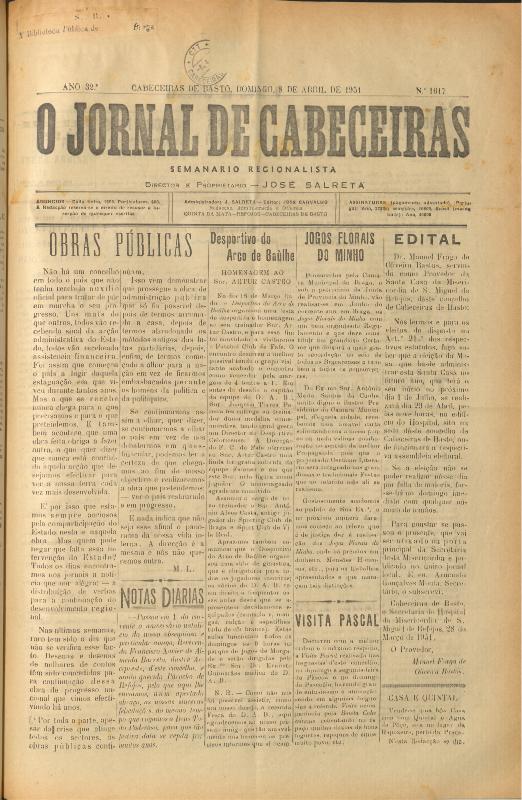 Jornal de Cabeceiras (O)