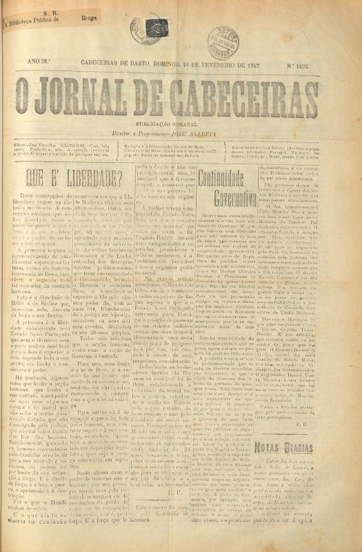Jornal de Cabeceiras (O)