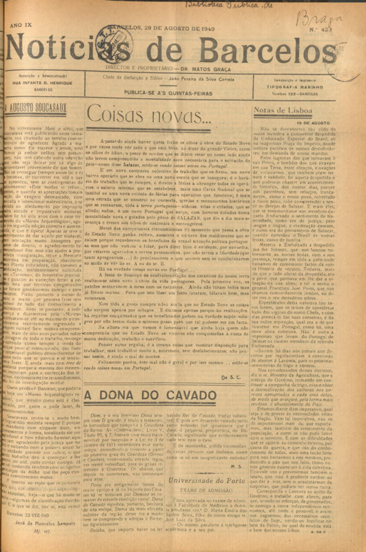 Notícias de Barcelos