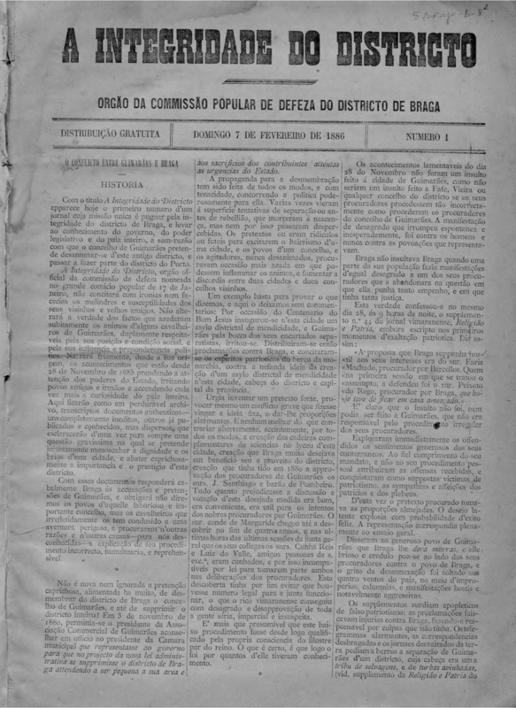 Integridade do Districto (A)