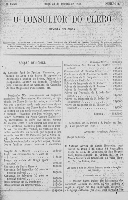 Consultor do Clero (O)
