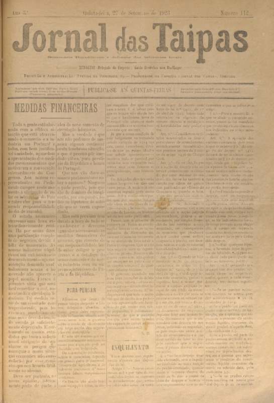Jornal das Taipas