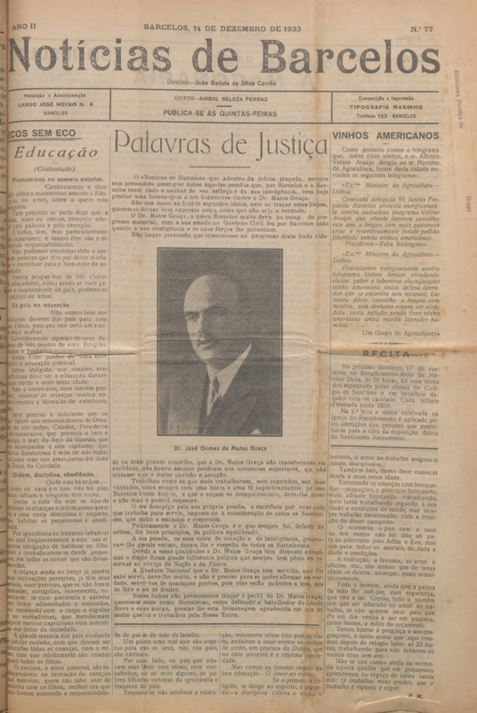 Notícias de Barcelos