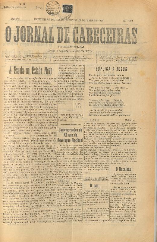 Jornal de Cabeceiras (O)