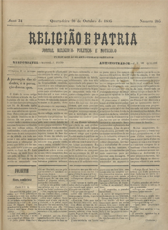 Religião e Pátria