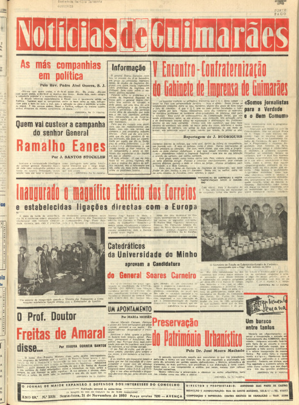 Notícias de Guimarães