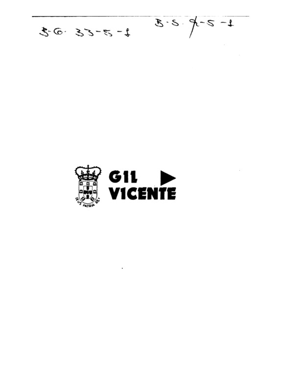 Gil Vicente. Revista mensal e literária