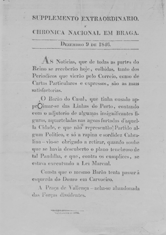Chronica Nacional em Braga