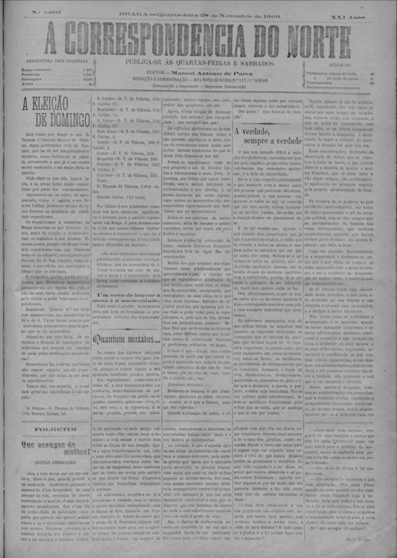 Correspndência do Norte (A)