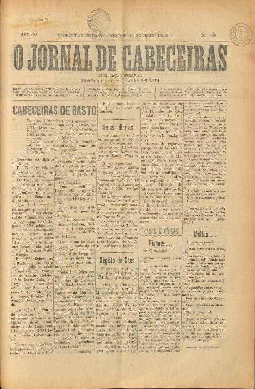Jornal de Cabeceiras (O)