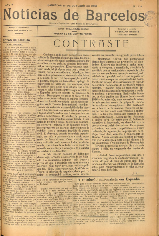 Notícias de Barcelos