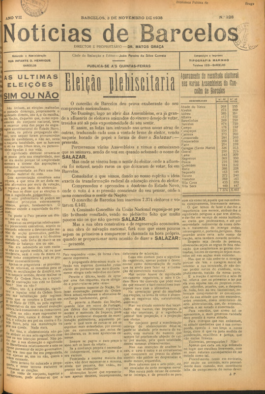 Notícias de Barcelos