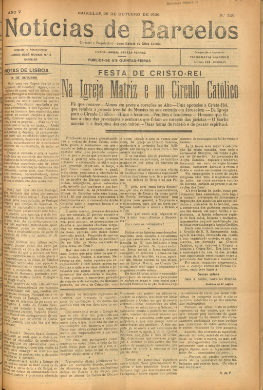 Notícias de Barcelos