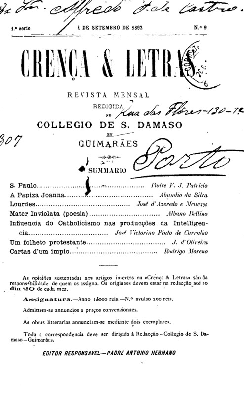Crença e Letras