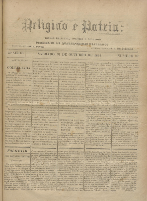 Religião e Pátria