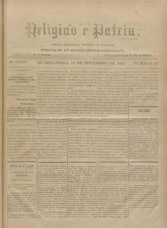 Religião e Pátria