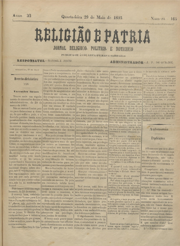 Religião e Pátria