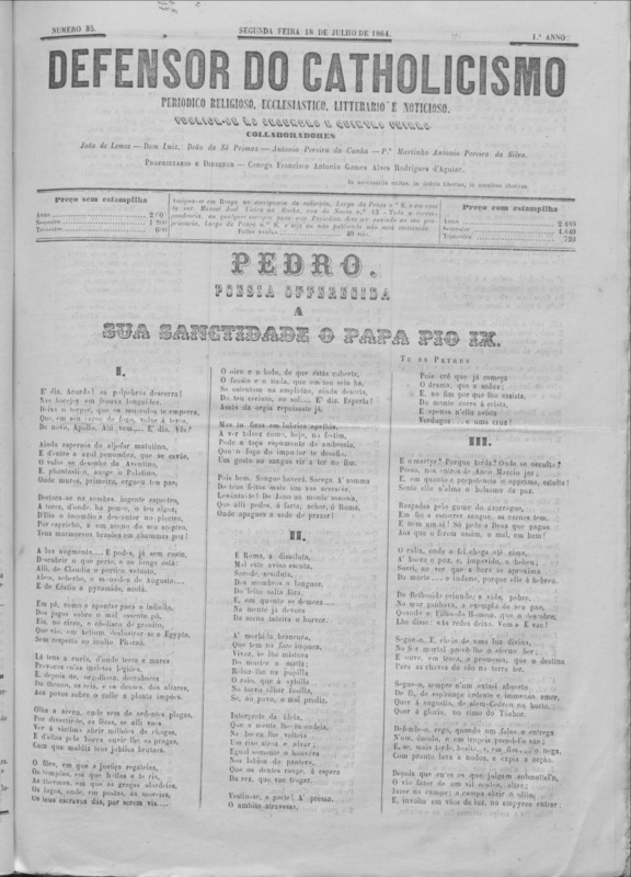 Defensor do Catholicismo (O)