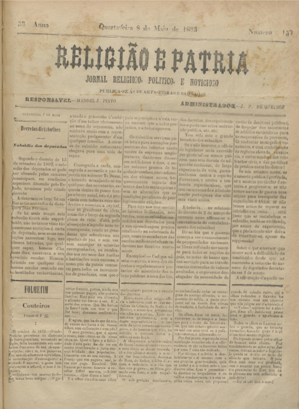Religião e Pátria