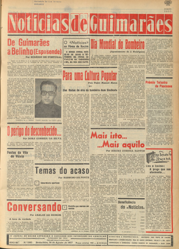 Notícias de Guimarães