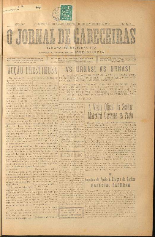 Jornal de Cabeceiras (O)