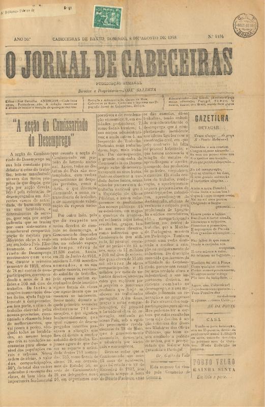 Jornal de Cabeceiras (O)