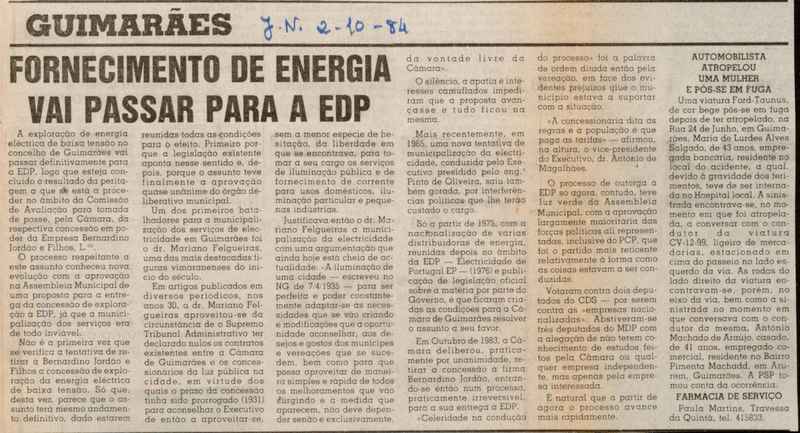 Jornal de Notícias -02/10/1984