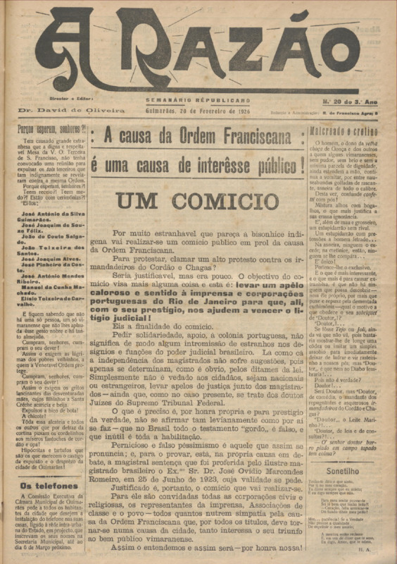 Razão (A)