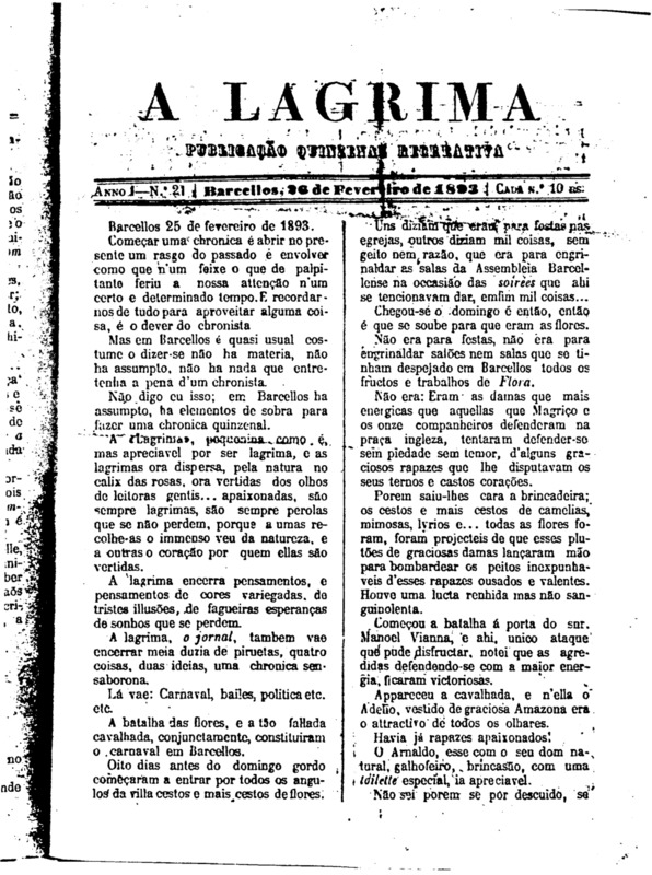Lágrima (A)