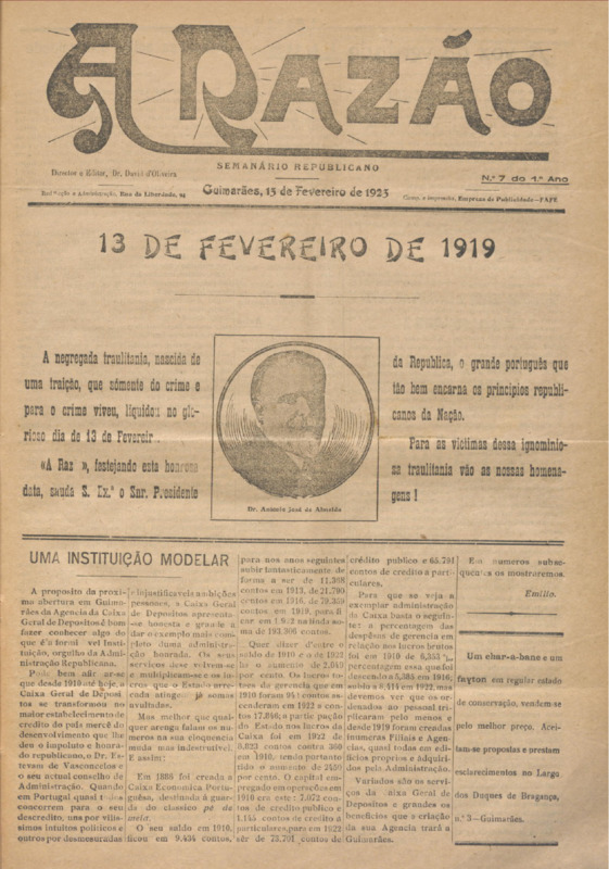 Razão (A)