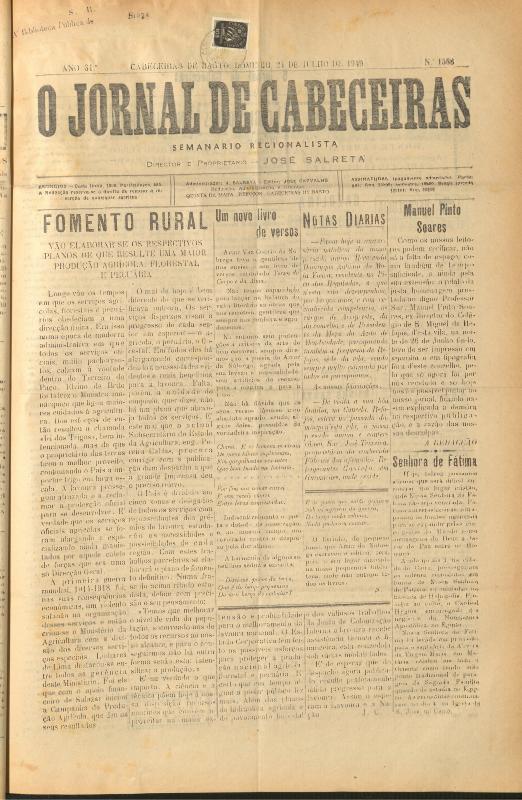 Jornal de Cabeceiras (O)