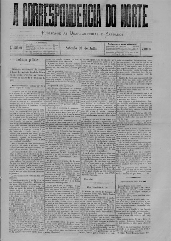 Correspndência do Norte (A)