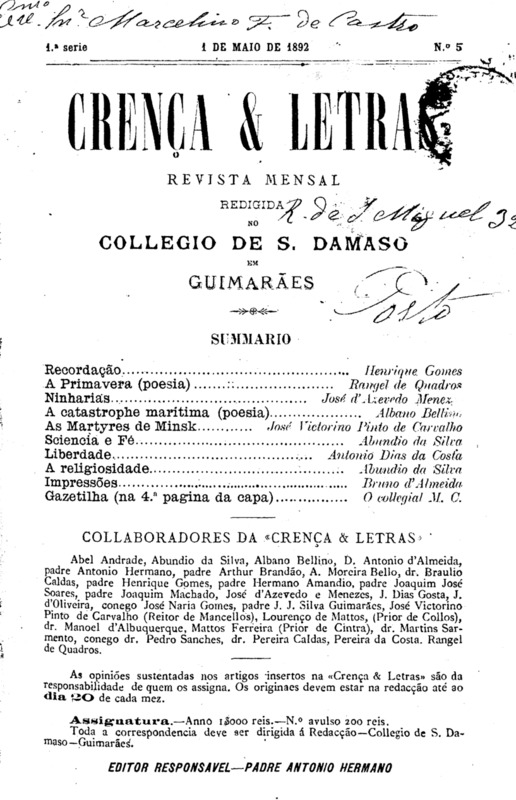 Crença e Letras