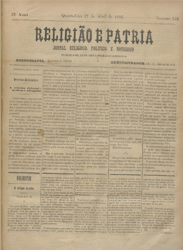 Religião e Pátria