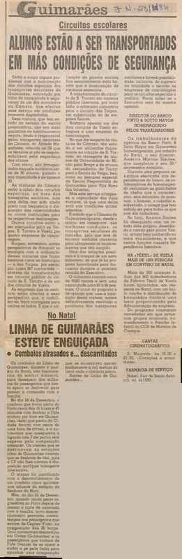 Jornal de Notícias -28/12/1984