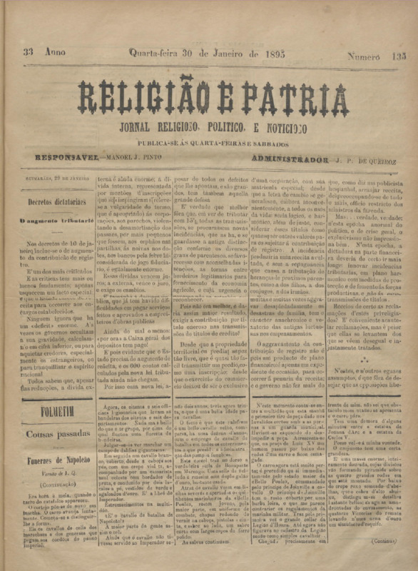 Religião e Pátria