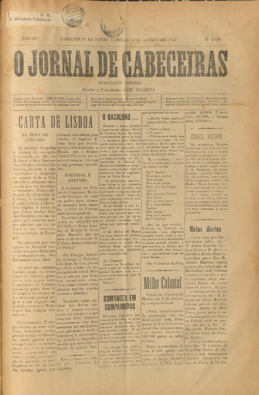 Jornal de Cabeceiras (O)