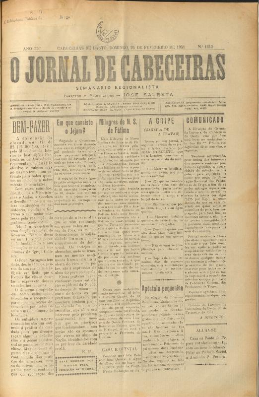 Jornal de Cabeceiras (O)