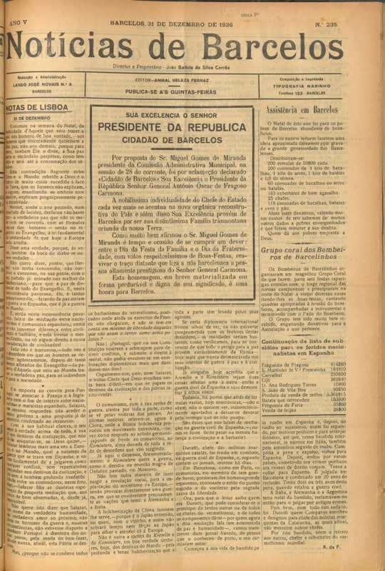 Notícias de Barcelos