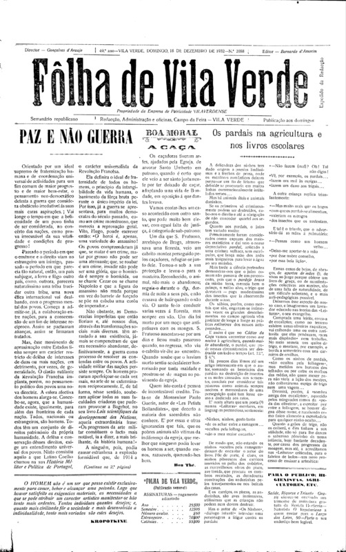 Folha de Vila Verde (A)