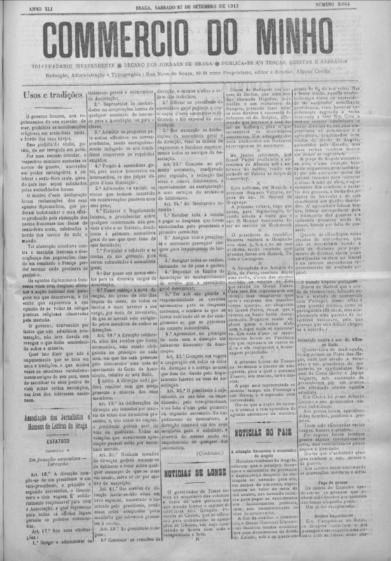 Comércio do Minho (O)