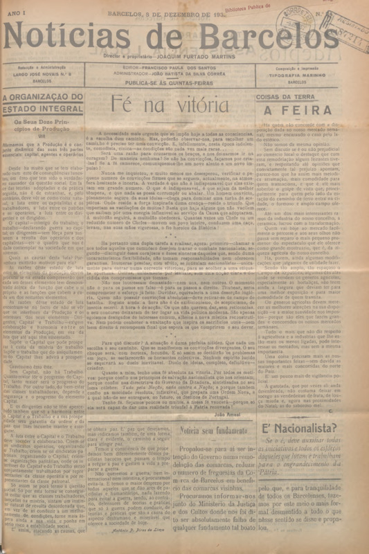 Notícias de Barcelos