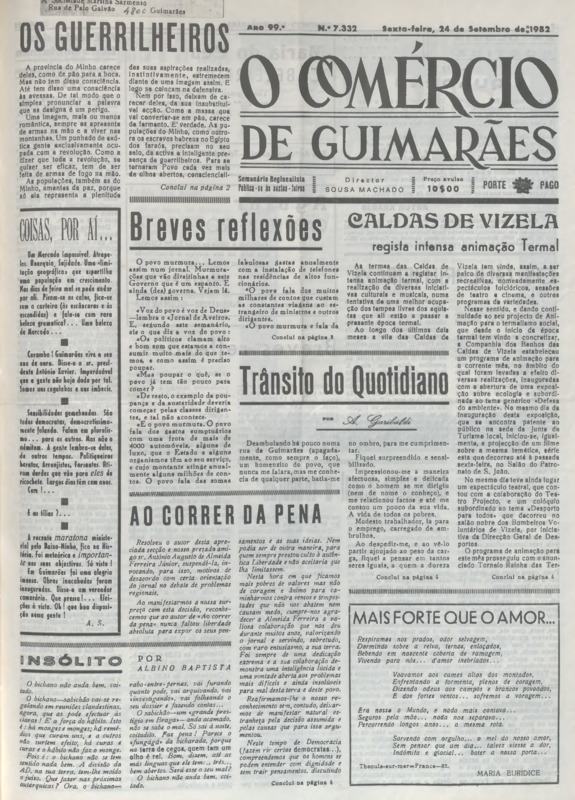 Comércio de Guimarães (O)