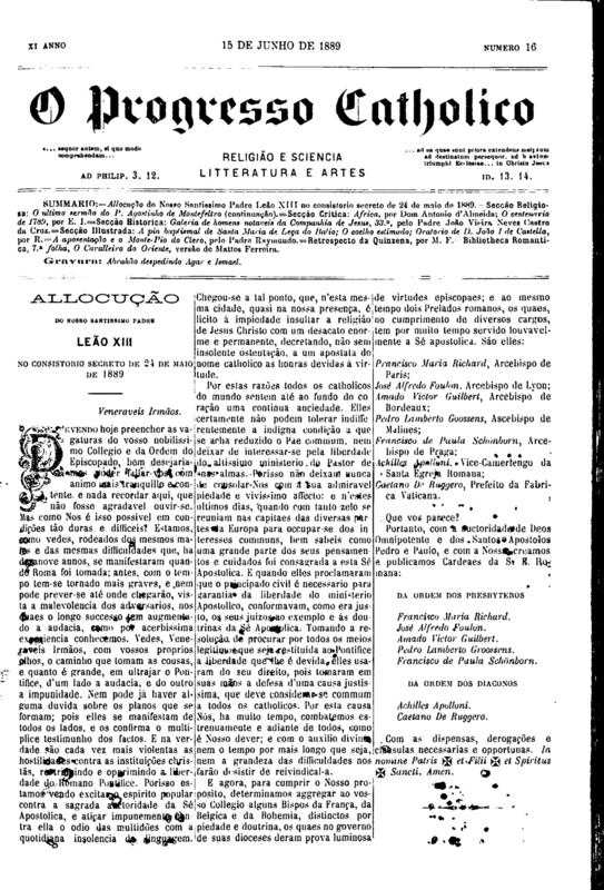 O Progresso Católico